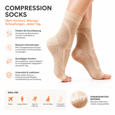 Kompressions Socken